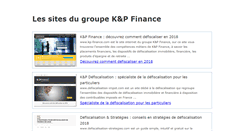 Desktop Screenshot of kpmfinance.com