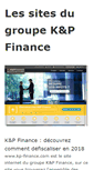 Mobile Screenshot of kpmfinance.com