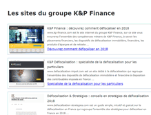 Tablet Screenshot of kpmfinance.com